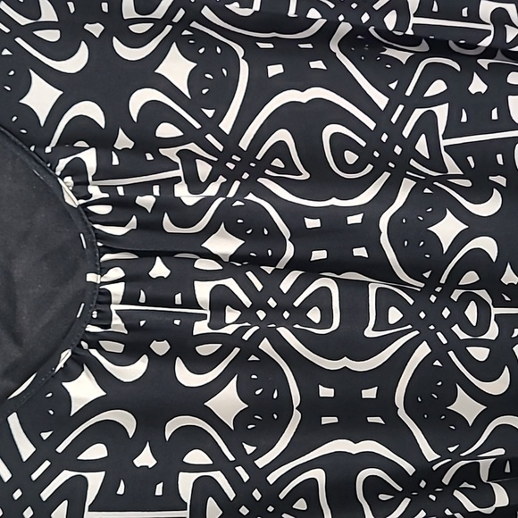 Laundry by Design Graphic Mod Print Mini Dress Size 4 Black & White - Picture 3 of 9